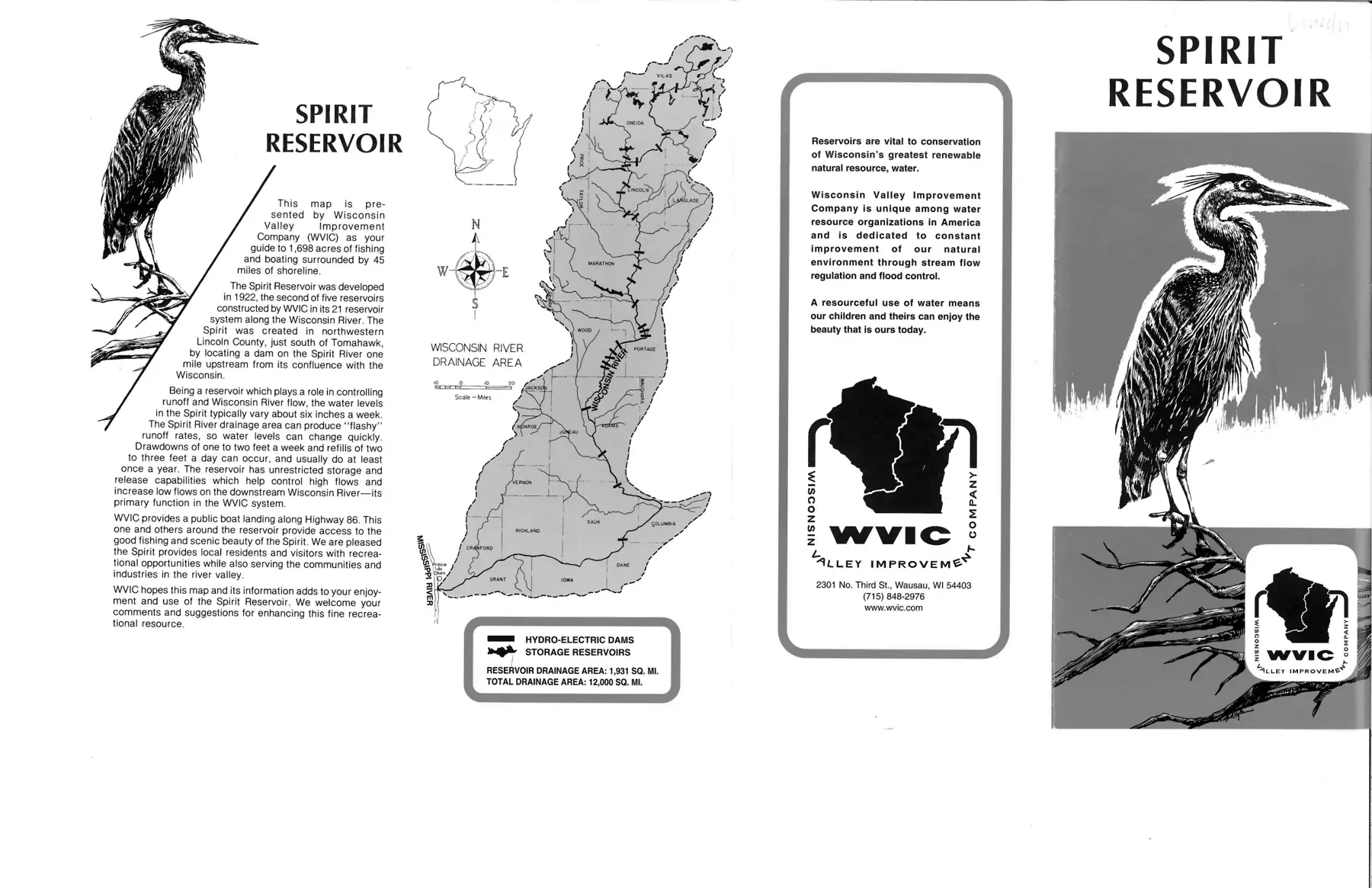 DNR survey map of Spirit River Flowage, sheet 8 of 8. Tap to zoom.