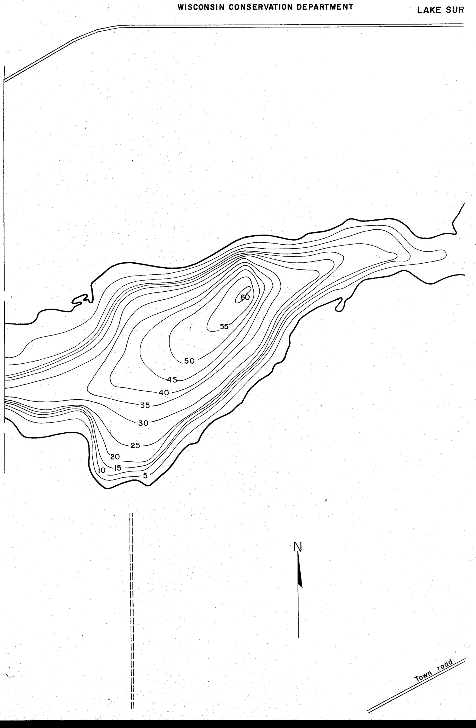DNR survey map of Long Lake, sheet 4 of 4. Tap to zoom.